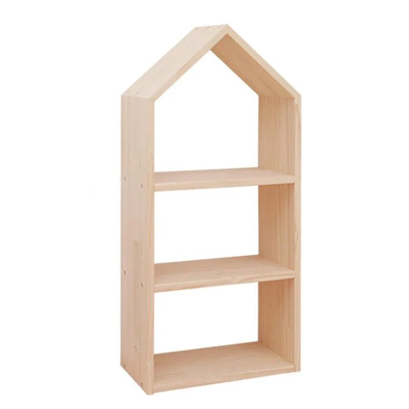 Kids Multi-layer Solid Wood Toy Storage Shelf