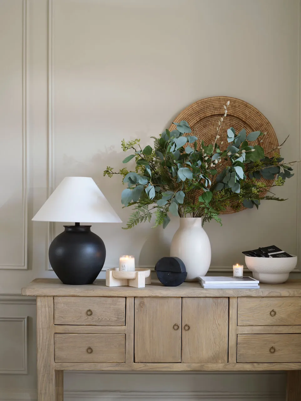 Langley Reclaimed Wooden Console Table Medium