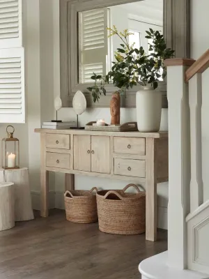 Langley Reclaimed Wooden Console Table Medium