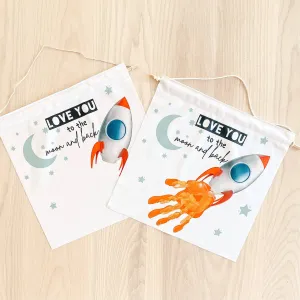 Love You to the Moon DIY Banner