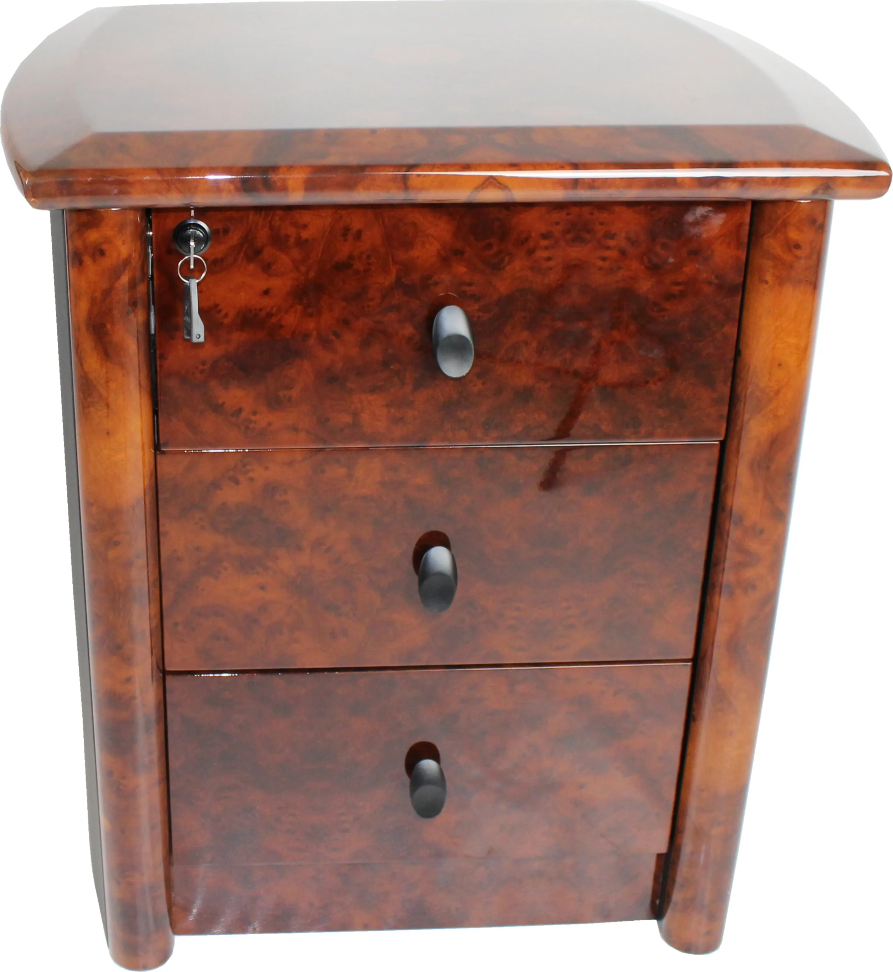 Luxury Executive Desk With Curved Design HAY-16841 Green leather design 2600mm