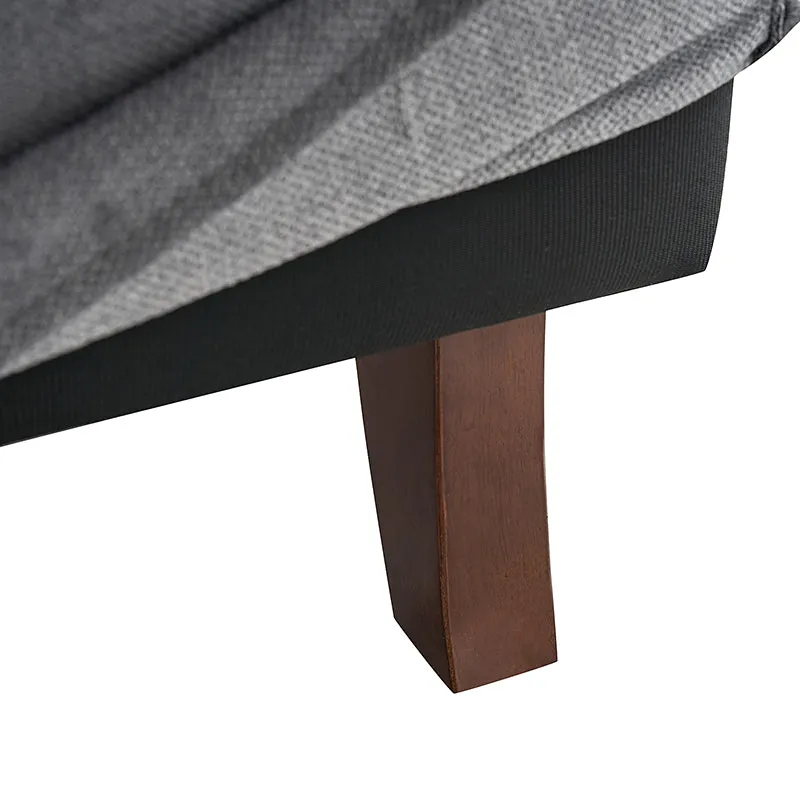 Miles Slipcovered Armchair with Large Ottoman