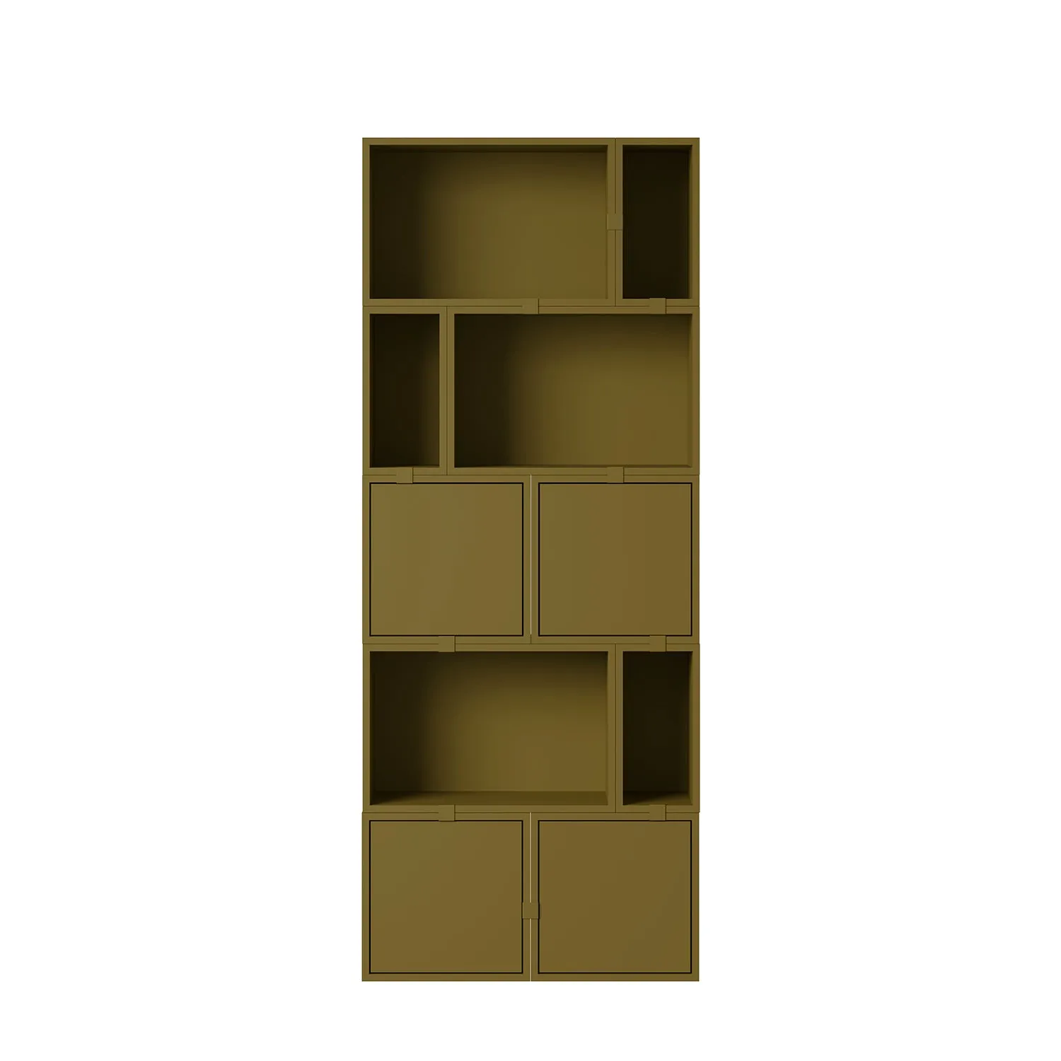 muuto | stacked storage system | module with backboard | large brown green