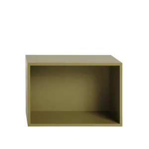 muuto | stacked storage system | module with backboard | large brown green