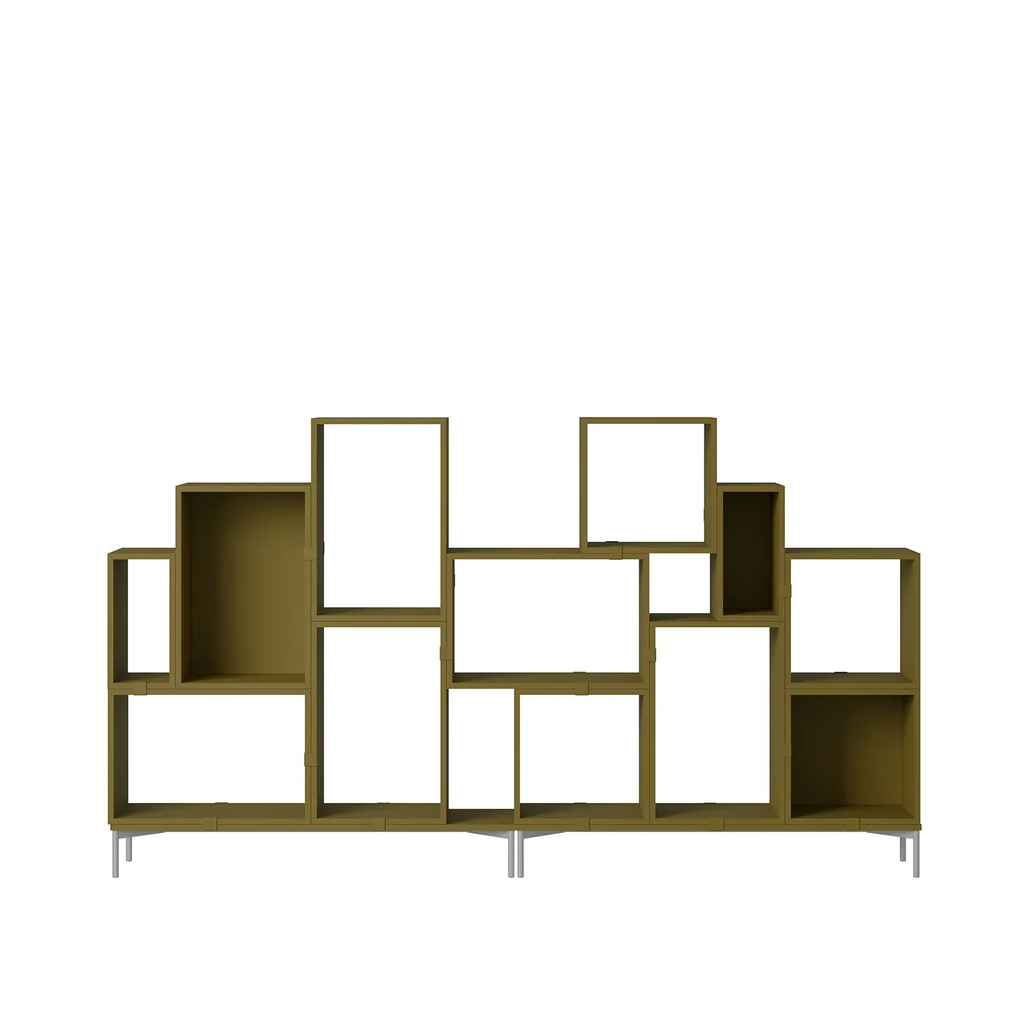 muuto | stacked storage system | module with backboard | large brown green