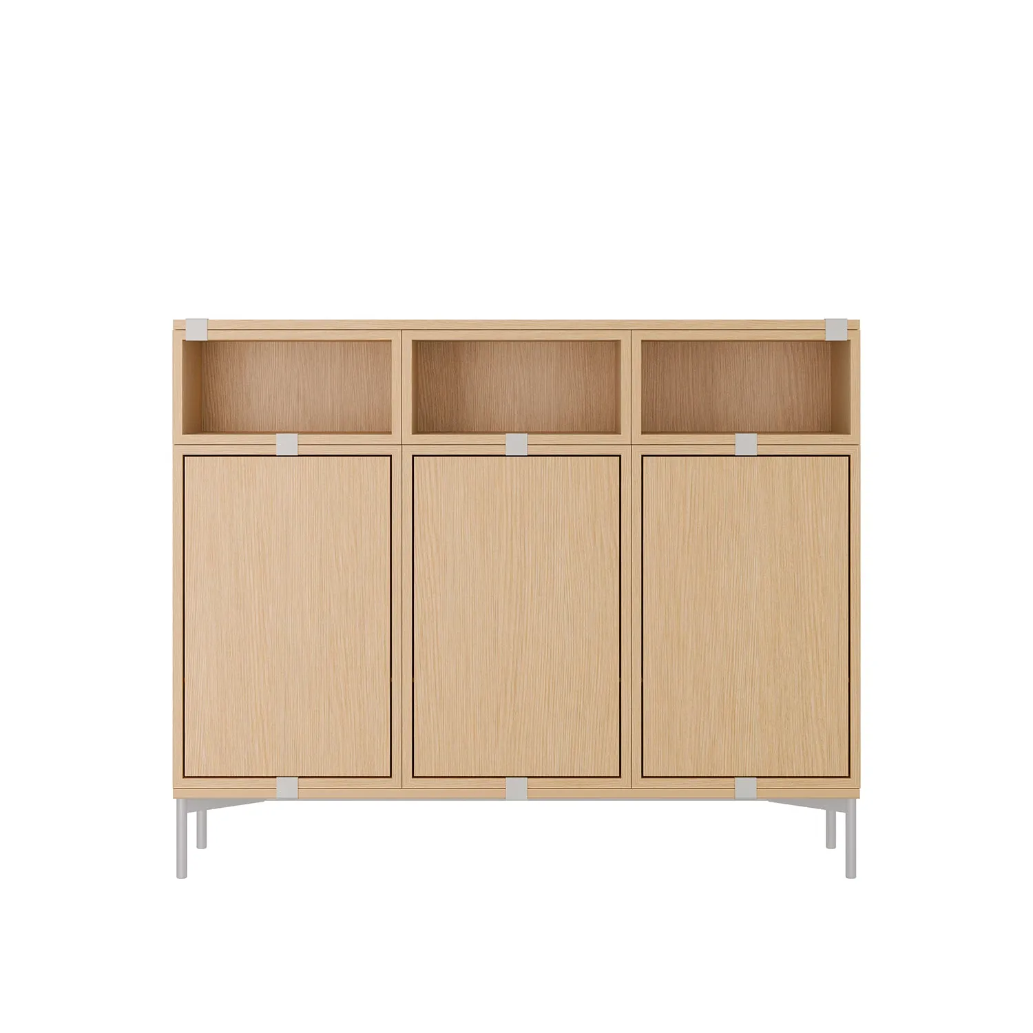 muuto | stacked storage system | module with door | large oak