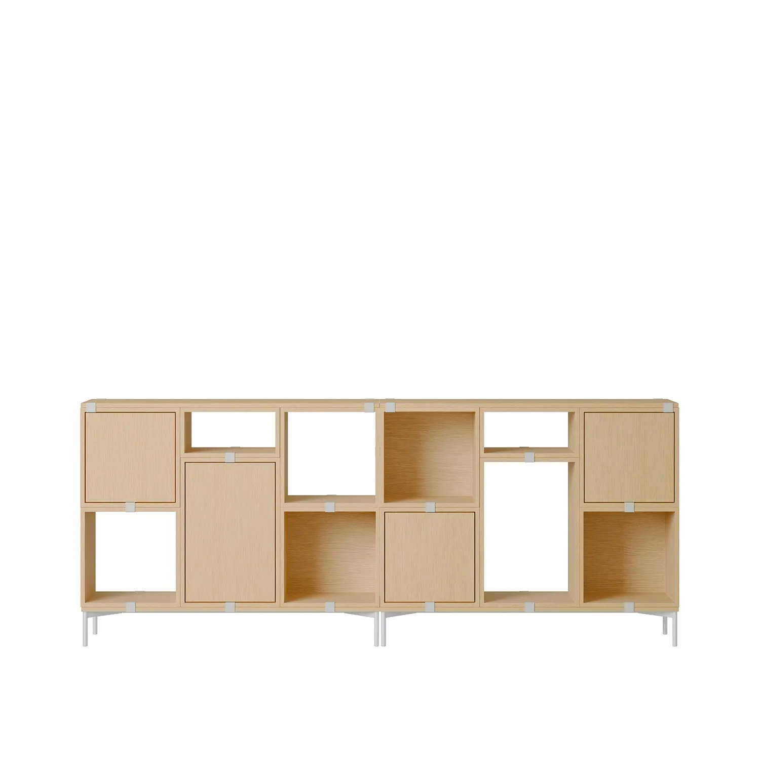 muuto | stacked storage system | module with door | large oak