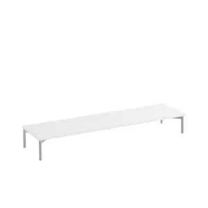 muuto | stacked storage system | podium with tube base 131cm | white   grey