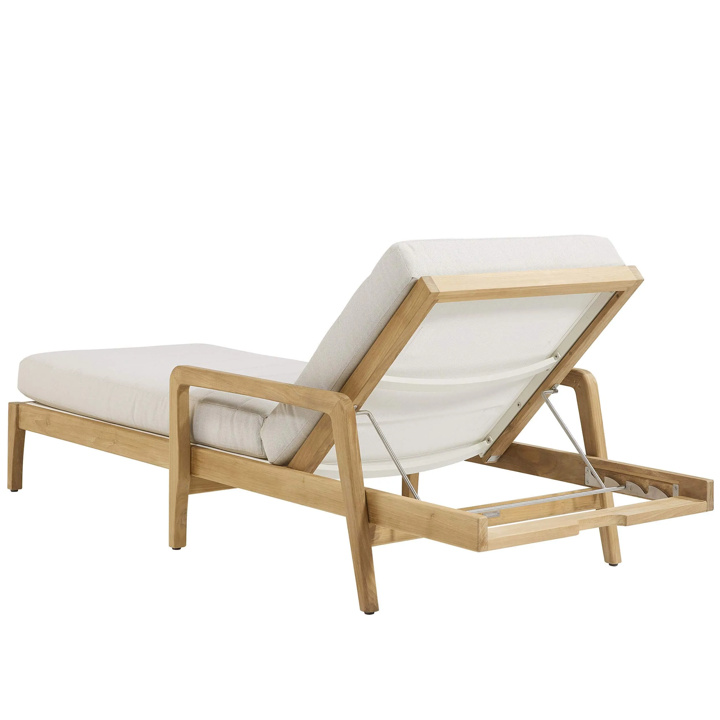 Noelle Outdoor Lounger, Palazzo Cream/Natural