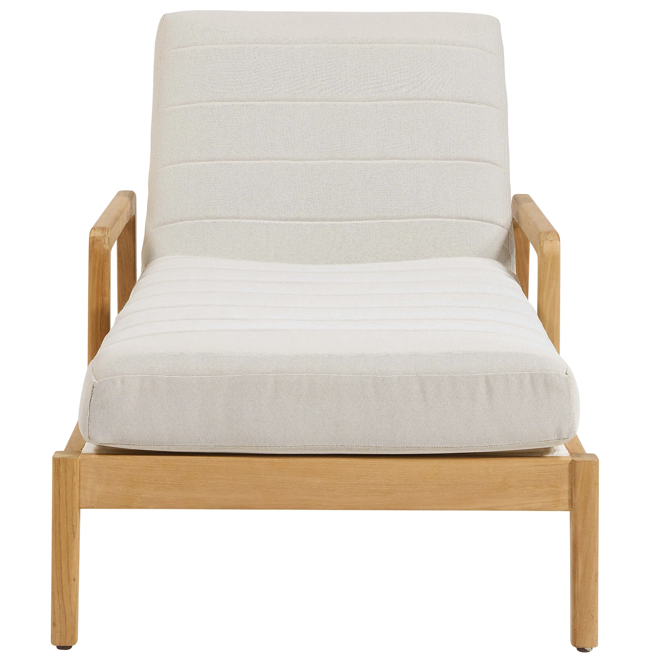 Noelle Outdoor Lounger, Palazzo Cream/Natural