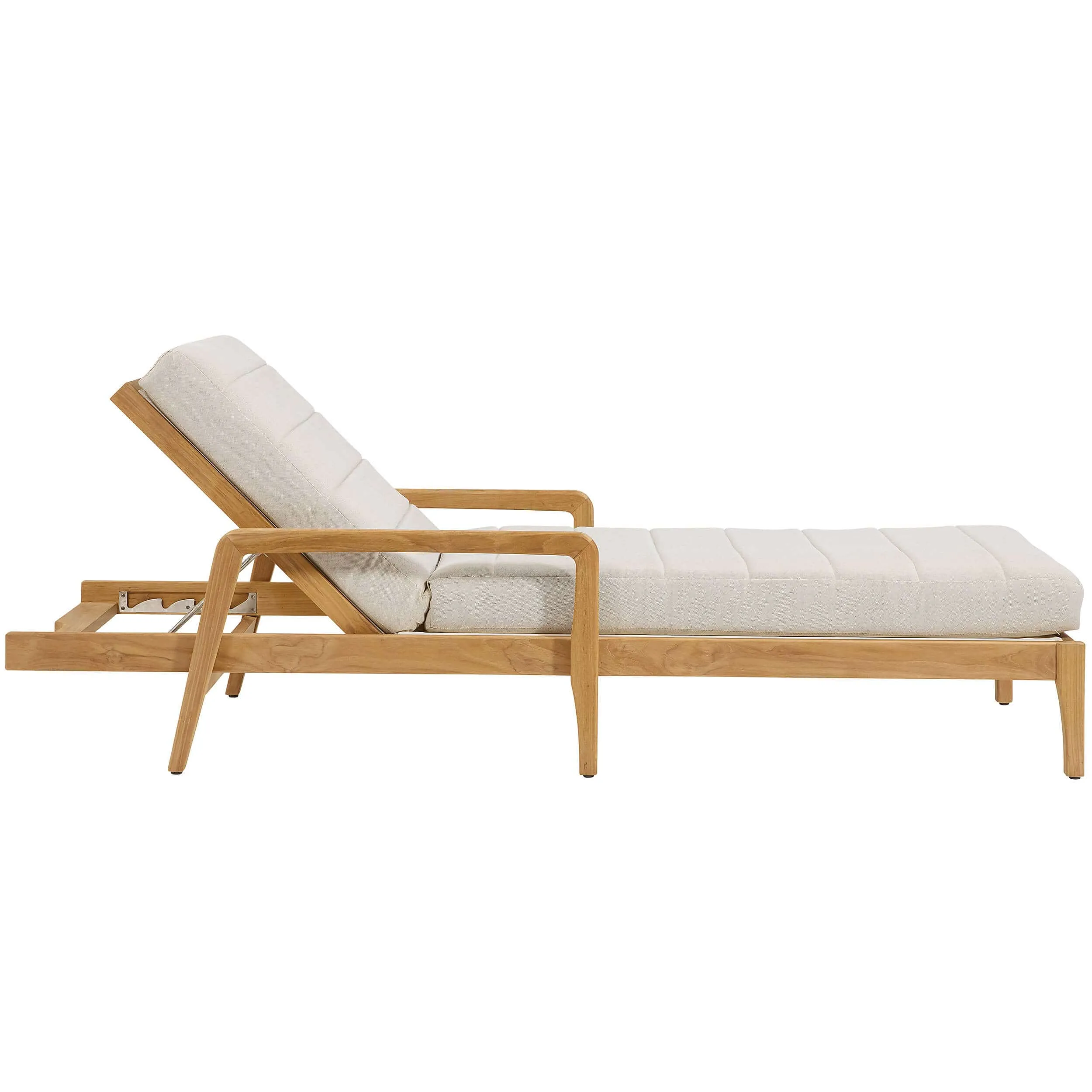 Noelle Outdoor Lounger, Palazzo Cream/Natural
