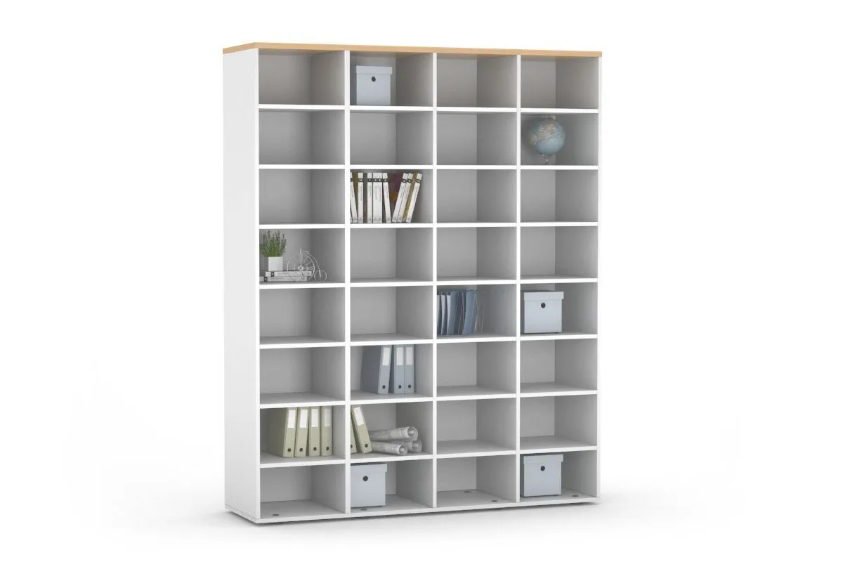 Open Pigeon Hole Storage Unit 4 Tier 4 Across