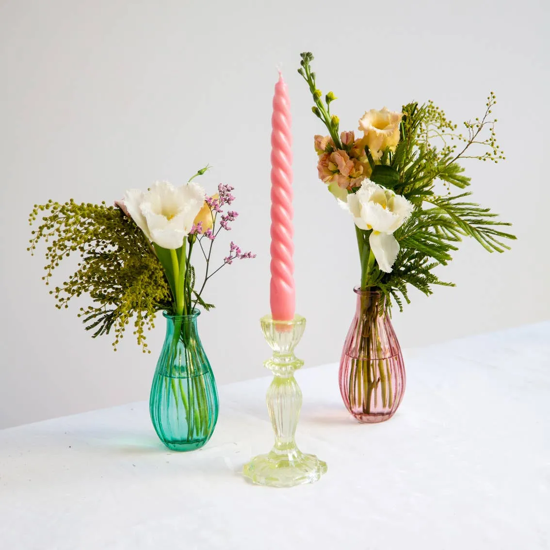 Purple Glass Bud Flower Vase - Home Dcor