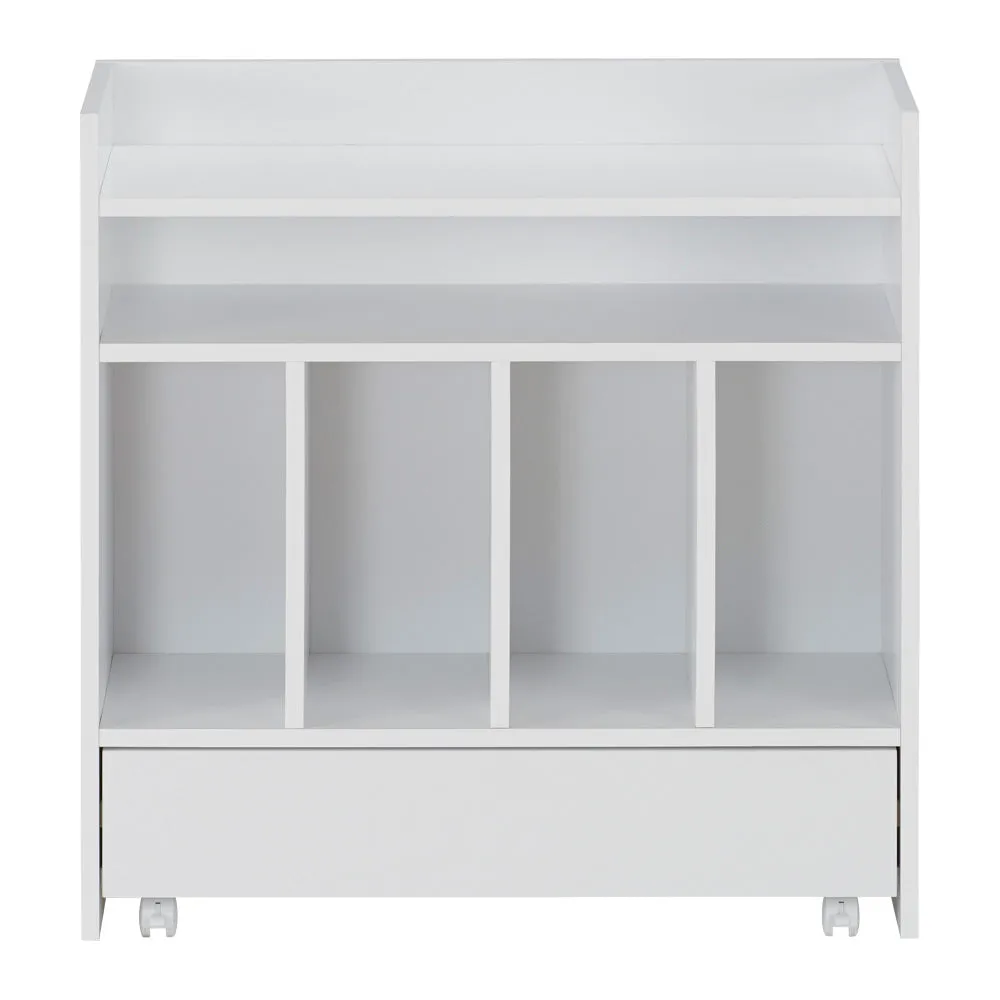 Simple And Stylish Book Shelves With Wheels By Miza
