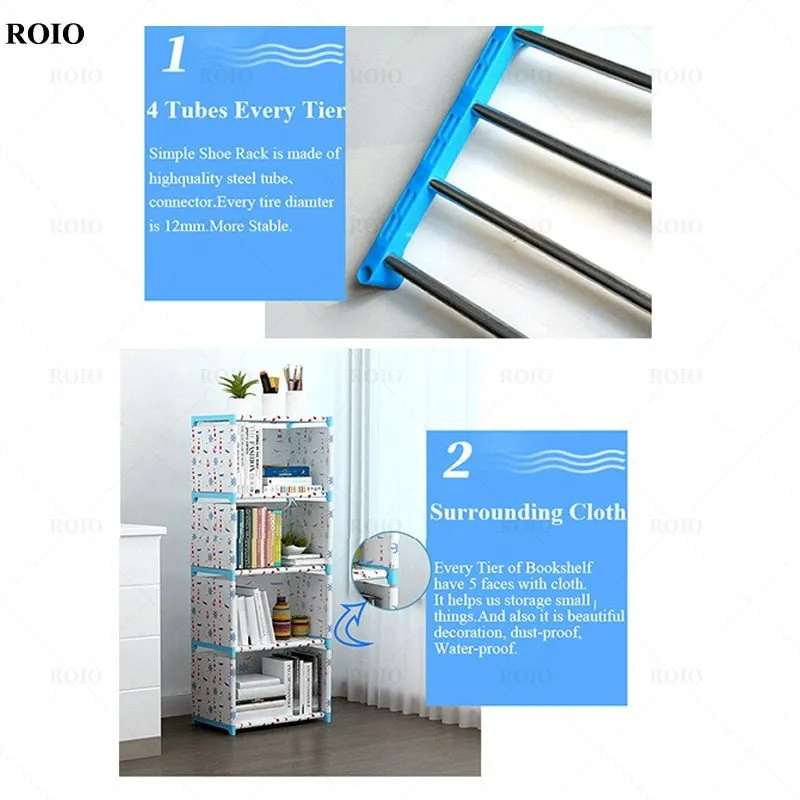 Simple Easy Assembly Children's Bookshelf