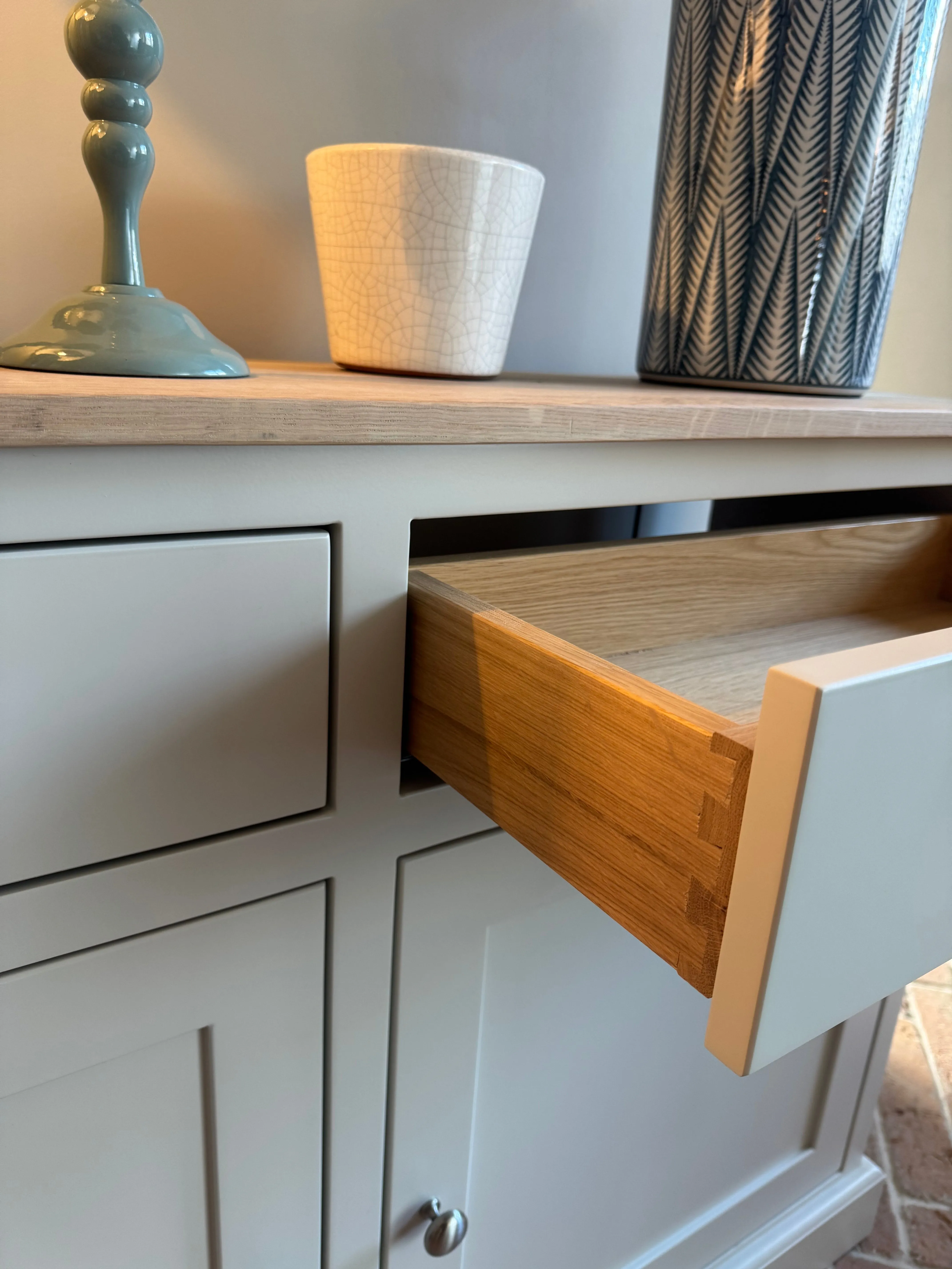 Slim Oak Sideboard