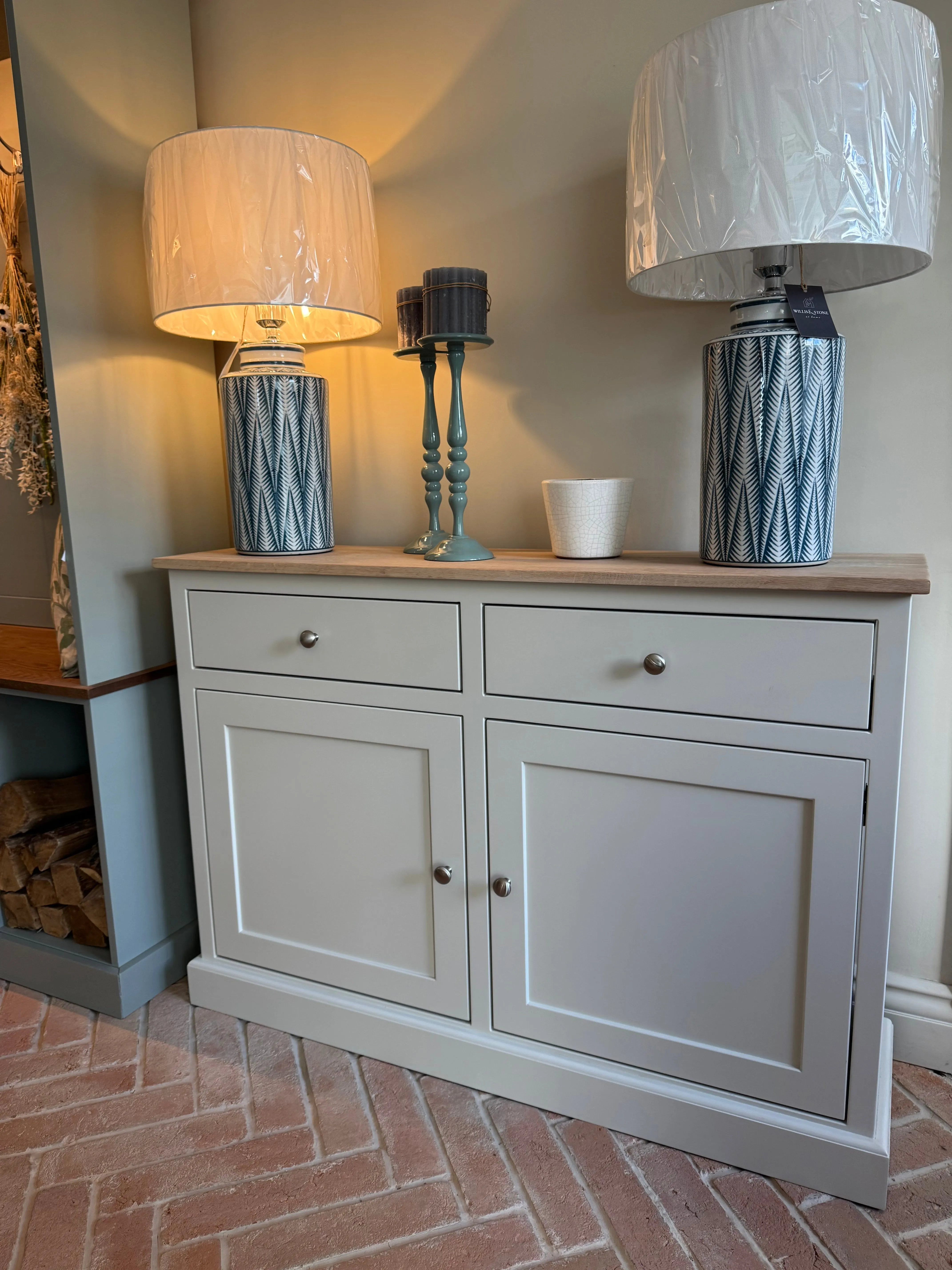 Slim Oak Sideboard