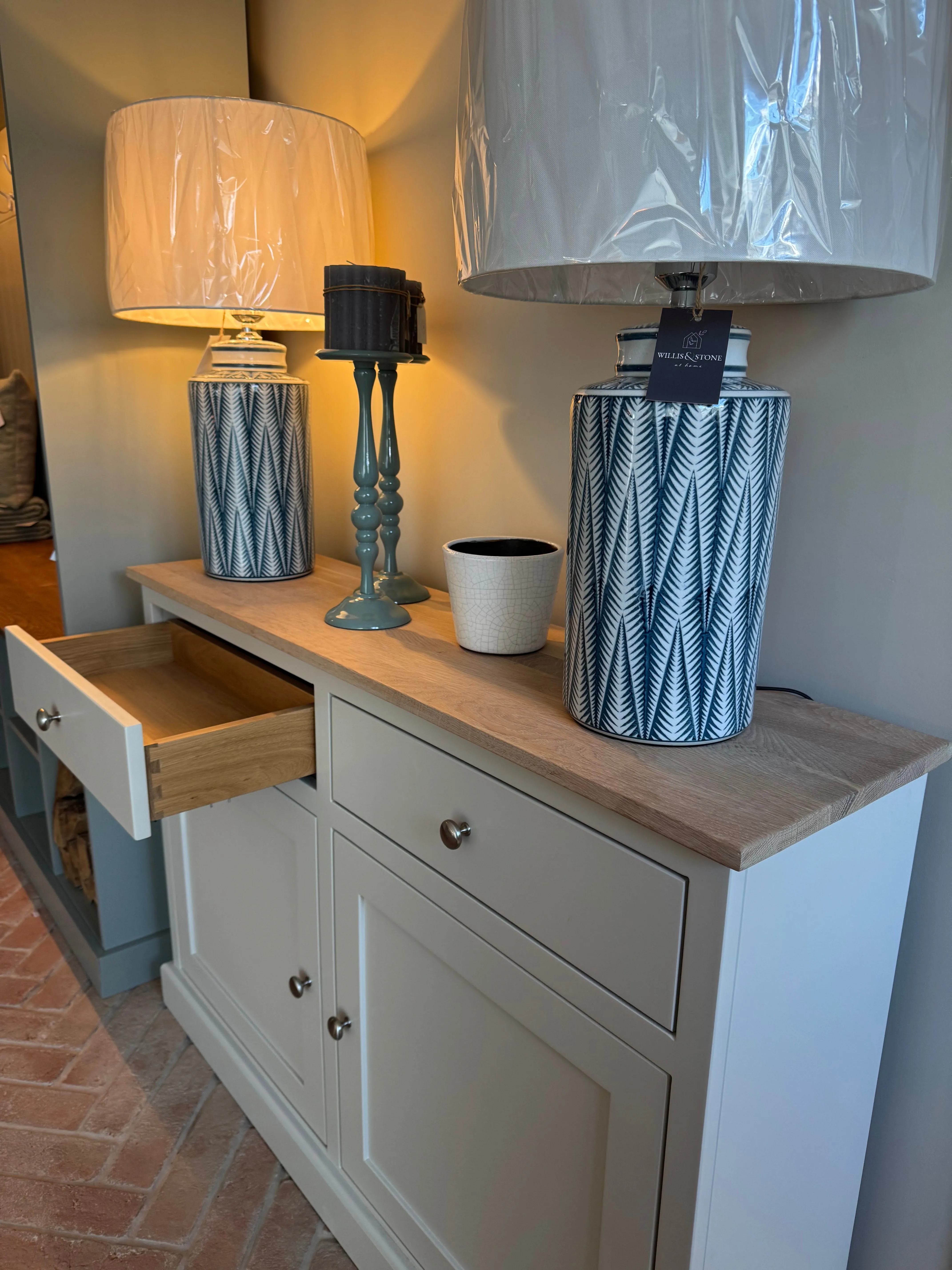 Slim Oak Sideboard