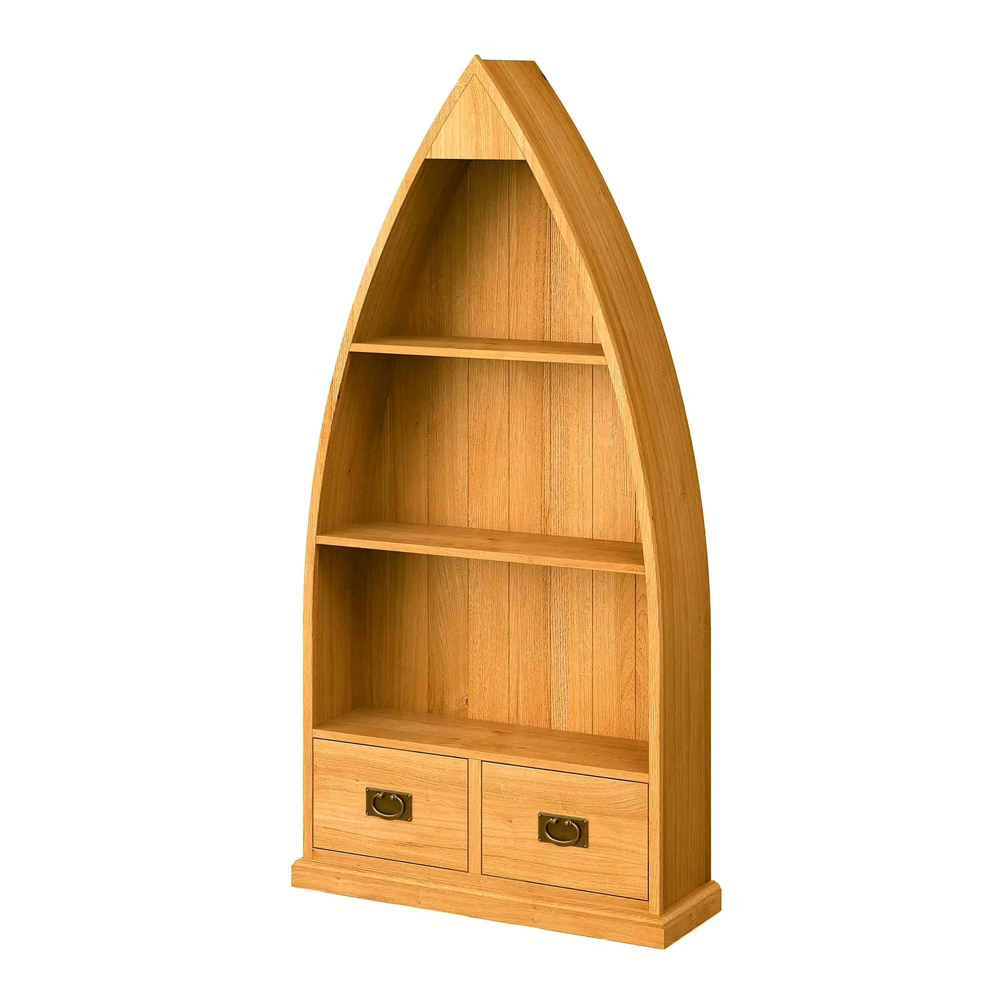 Surrey Oak Boat Bookcase