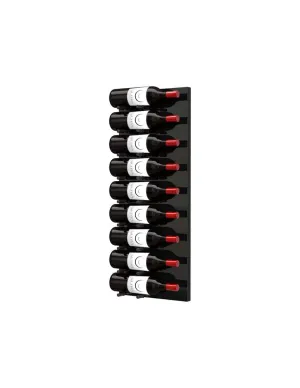 Ultra Wine Racks - Fusion HZ Label-Out Wine Wall Black Acrylic (3 Foot)