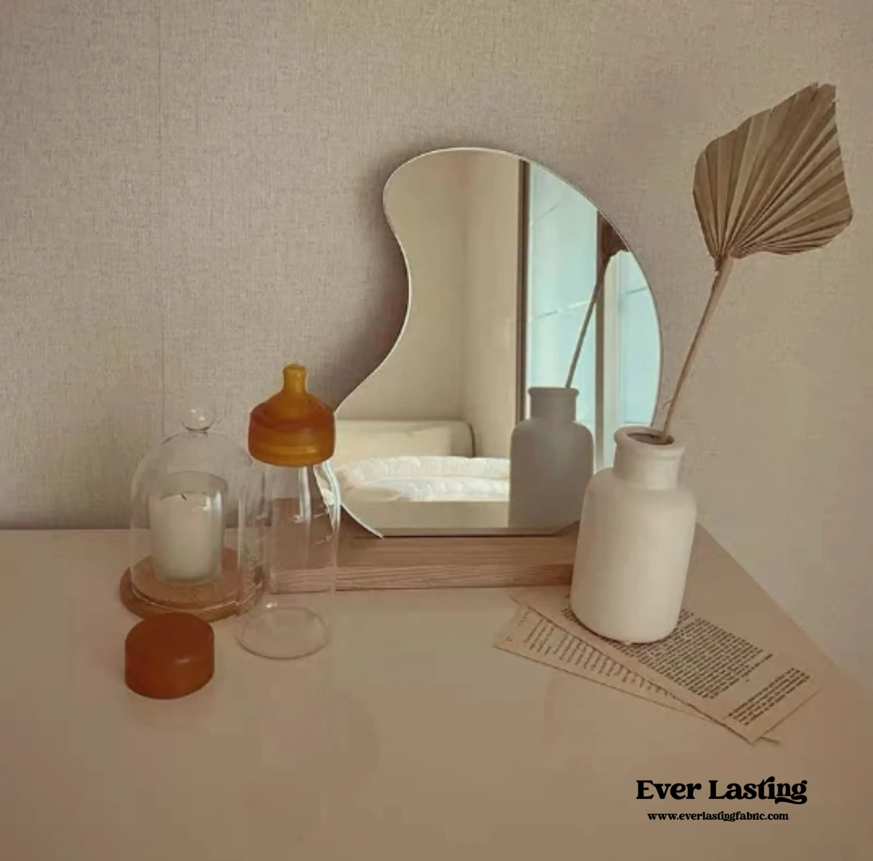 Wavy Desk Mirror