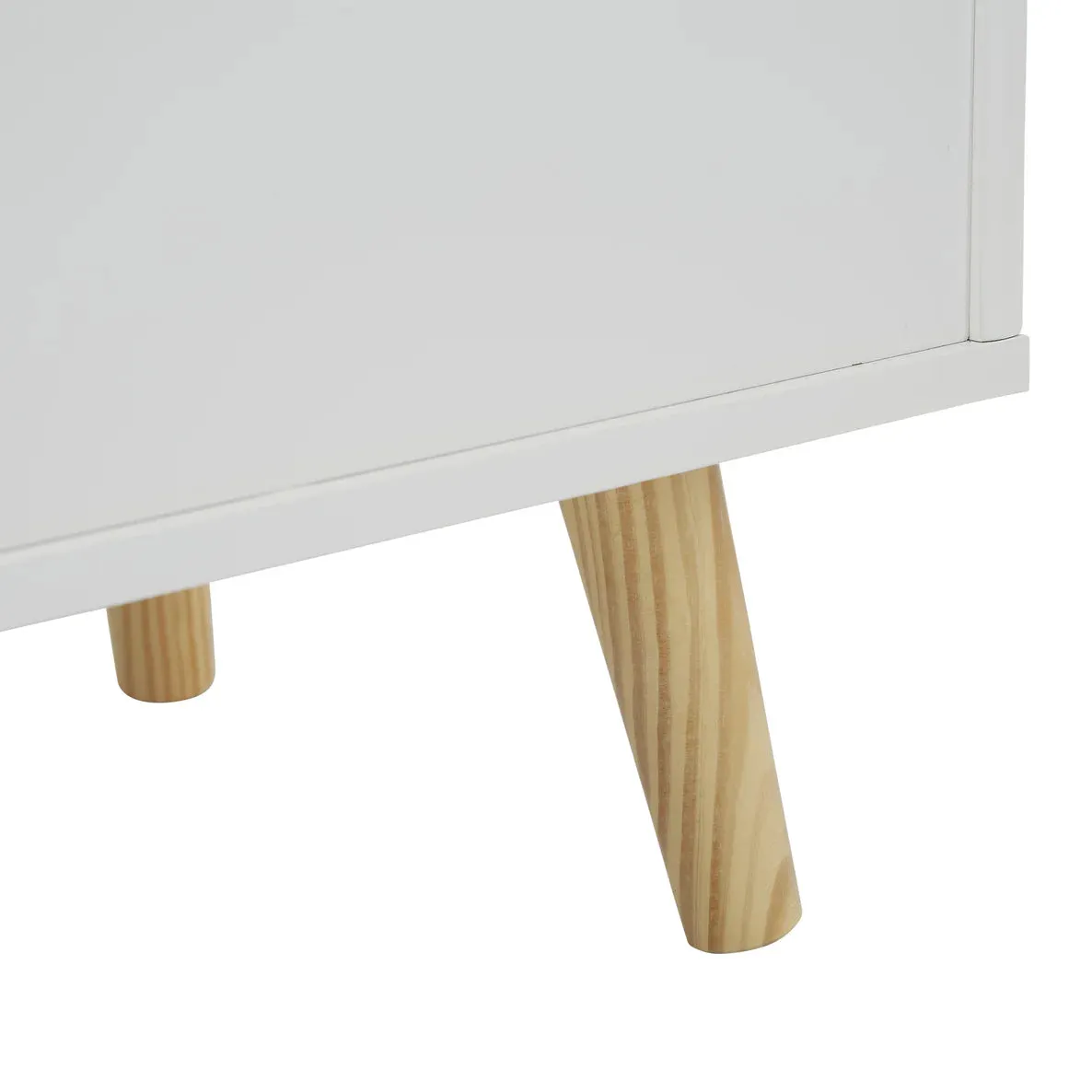 White Sloping Bookcase