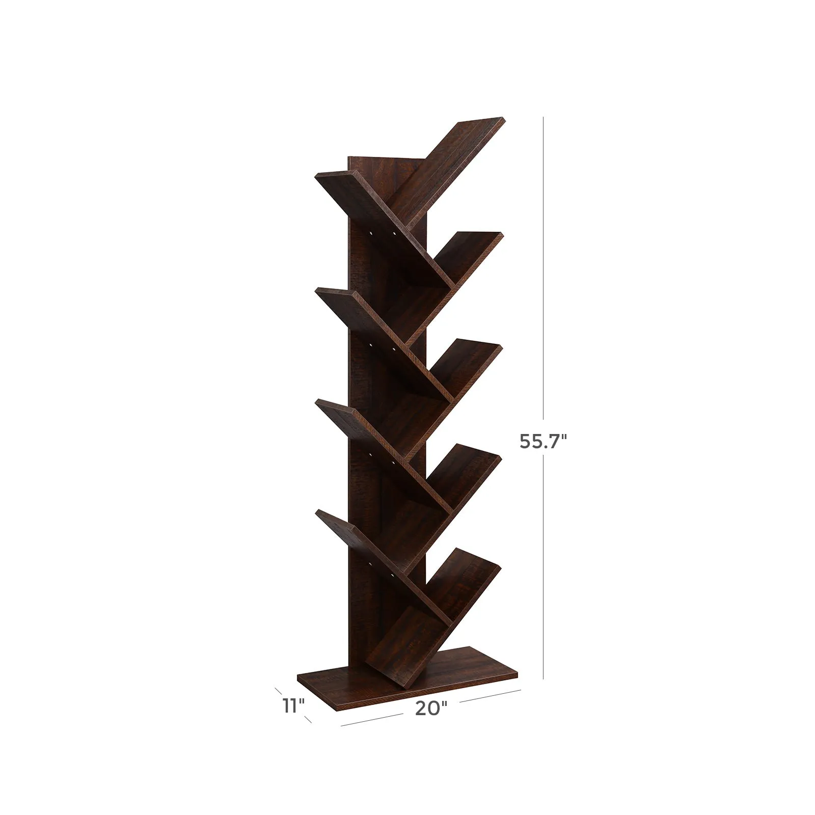 Wooden Tree Bookshelf